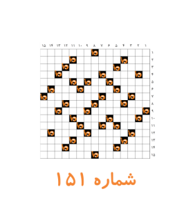 منو جدول شماره 151